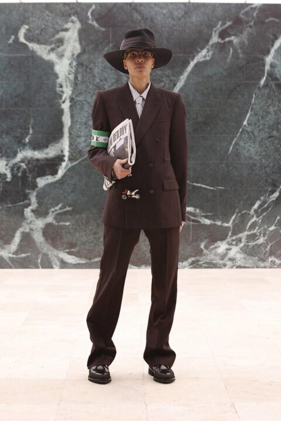 Jamal makes history as the first Black trans model to walk for Louis Vuitton (Louis Vuitton)