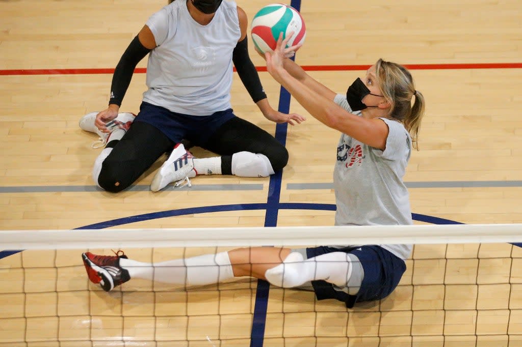 PARALÍMPICOS-VOLEIBOL-EMBARAZO (AP)