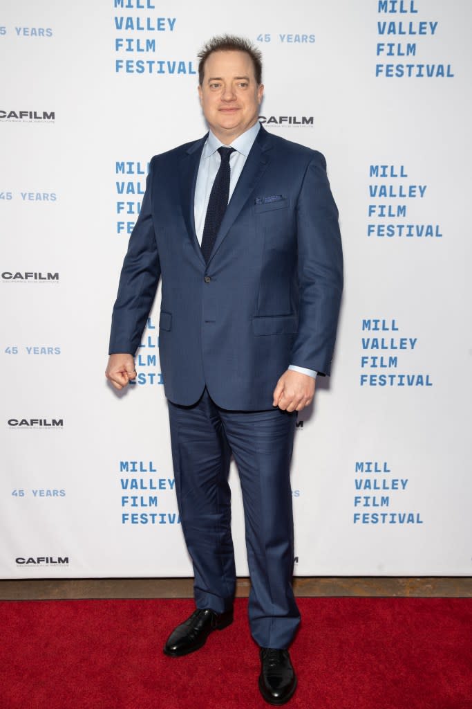 Brendan Fraser in October 2022. Getty Images