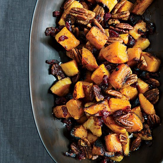 Roasted Butternut Squash with Spiced Pecans