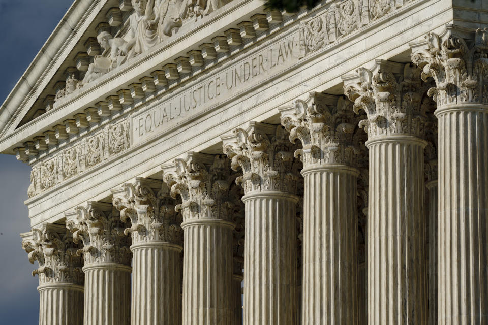 FILE - This June 8, 2021, file photo shows the Supreme Court in Washington. (AP Photo/J. Scott Applewhite, FIle)