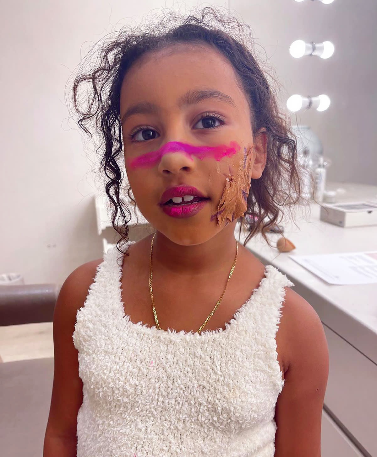 OMG! North West Is a ‘Creative’ Mastermind With Costume Makeup: Pic