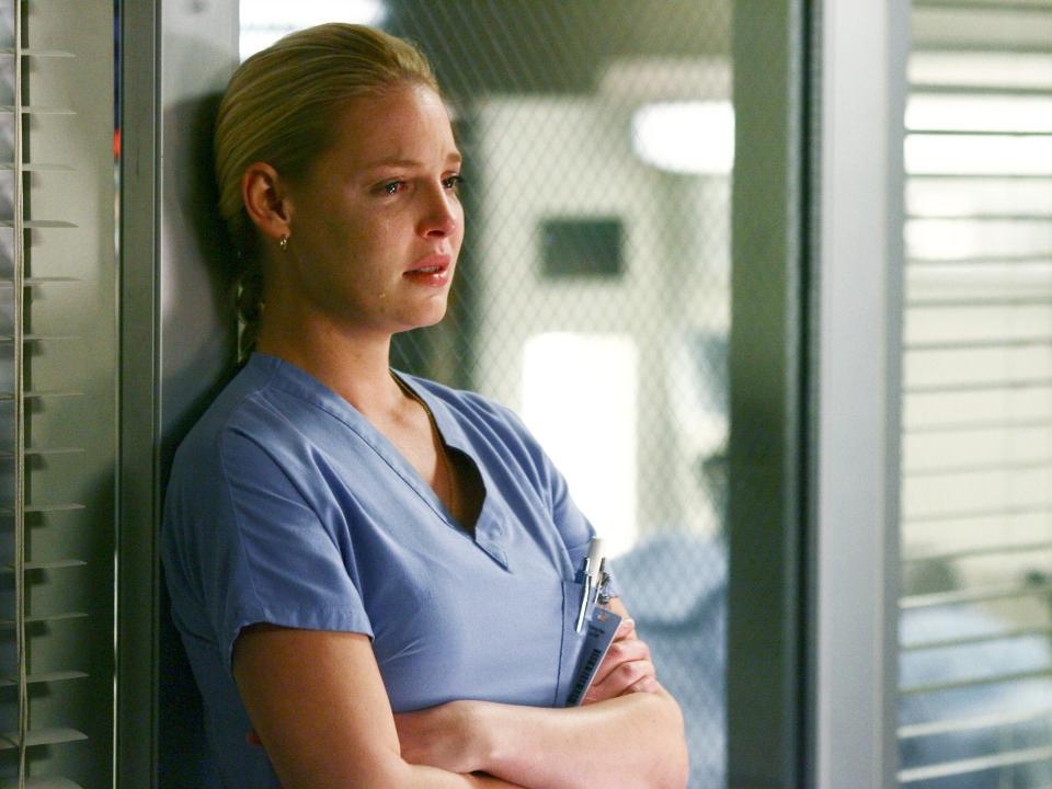 Katherine Heigl on "Grey's Anatomy."