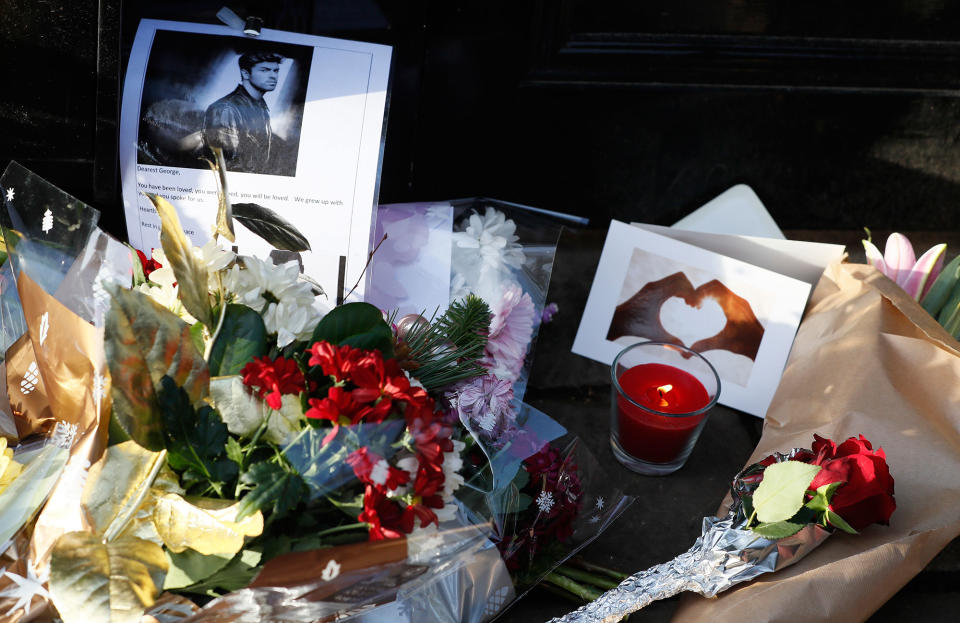 Fans mourn the death of George Michael