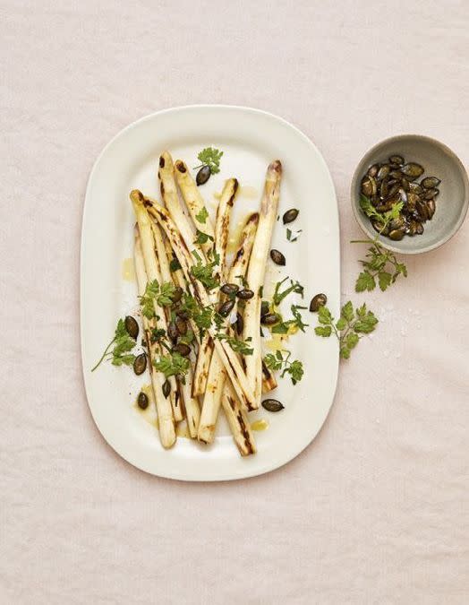 Asperges à la plancha