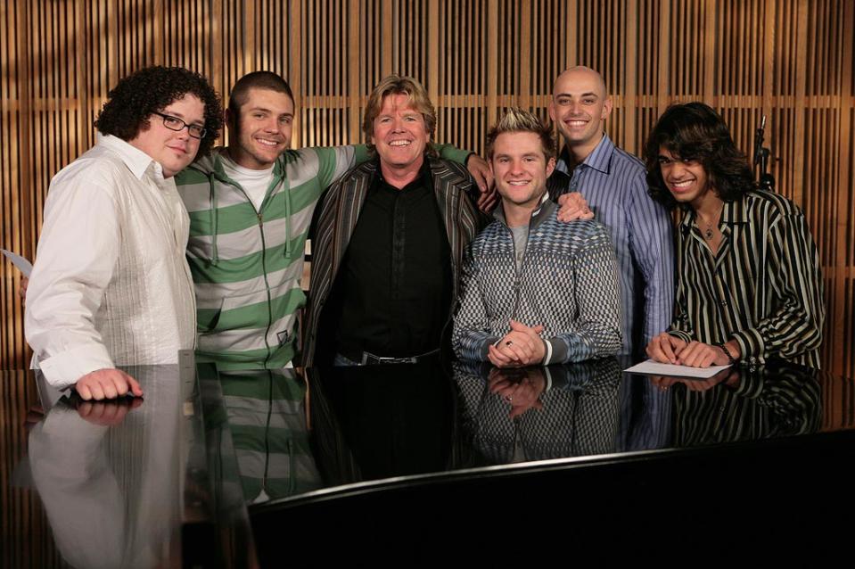 Legendary British artist Peter Noone works with the Top 11 finalists on the 6th season of American Idol.