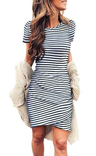 7) Women's Crewneck Bodycon Dress