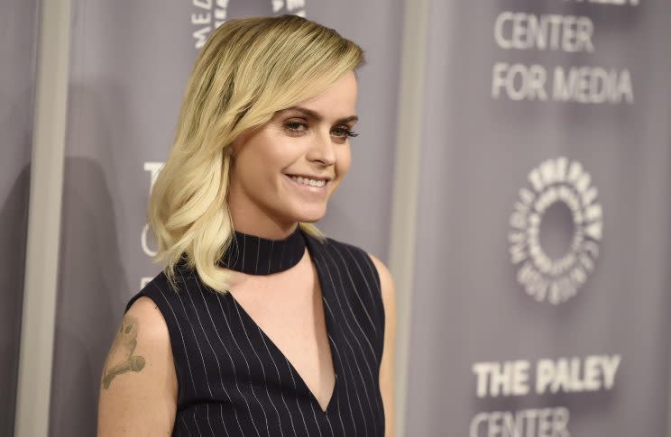 FILE - In this May 26, 2016, file photo, Taryn Manning, a cast member in the Netflix series 