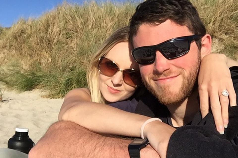 PC Andrew Harper and his wife, Lissie (PA)