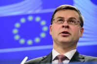 European Commission Vice-President Valdis Dombrovskis (pictured) had earlier said there were important areas still to be resolved