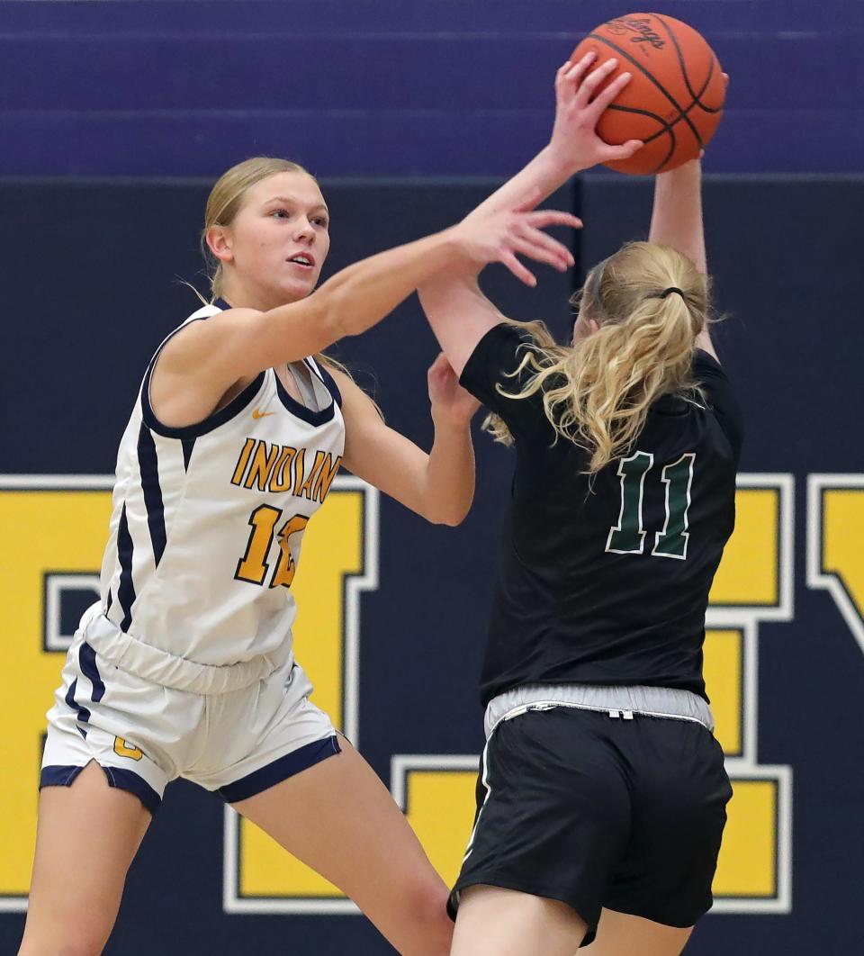 Emily Kerekes' 10 rebounds helped Copley maintain a 35-19 edge on the glass and also helped beat Bellevue.