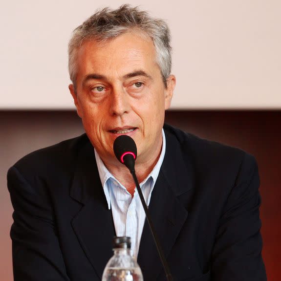 Architect Stefano Boeri speaks at a film festival in Milan, Italy, July 12, 2012.