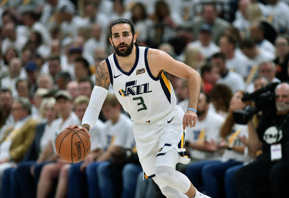 Ricky Rubio is reportedly joining the Phoenix Suns in free agency. (Getty)