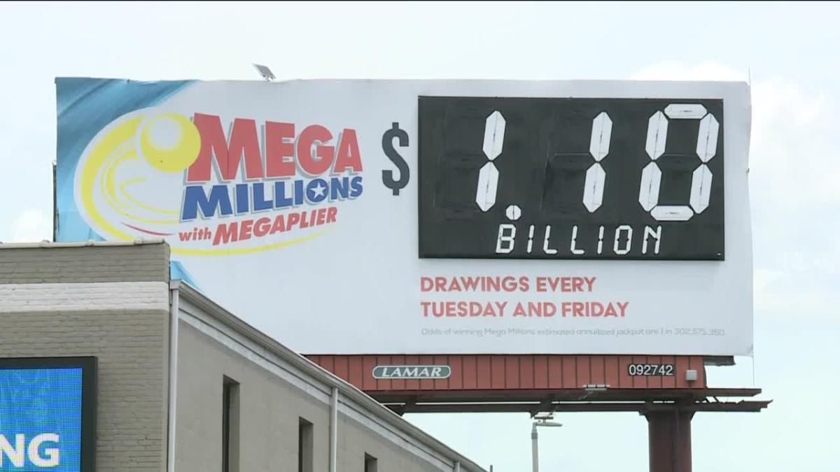 Mega Millions jackpot now 1.1 billion, nation's 3rd largest