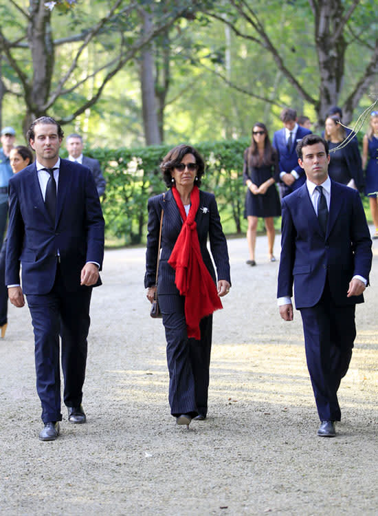 Ana Botín, con sus hijos