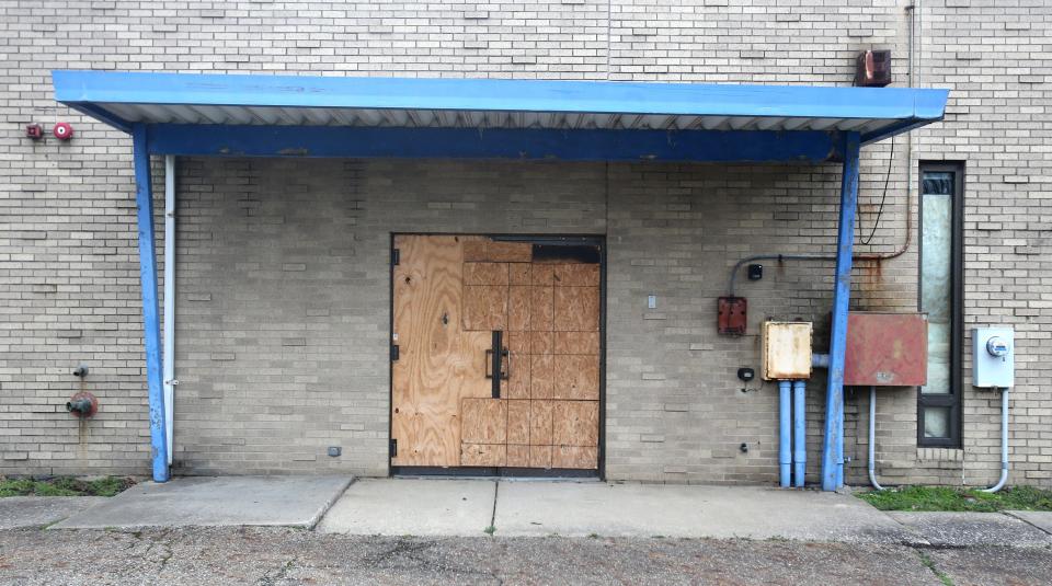 The exterior of 1318 Gonder Avenue SE in Canton. There are plans to turn the building into a grocery store and health center.