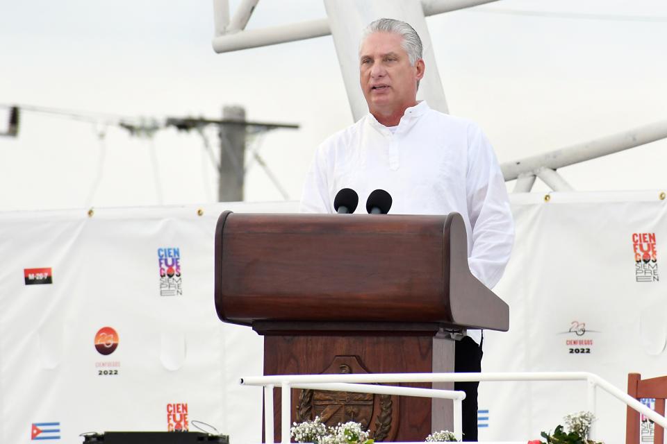 Miguel Díaz-Canel, presidente de Cuba. (Foto: Joaquin Hernandez / Xinhua / Getty Images).