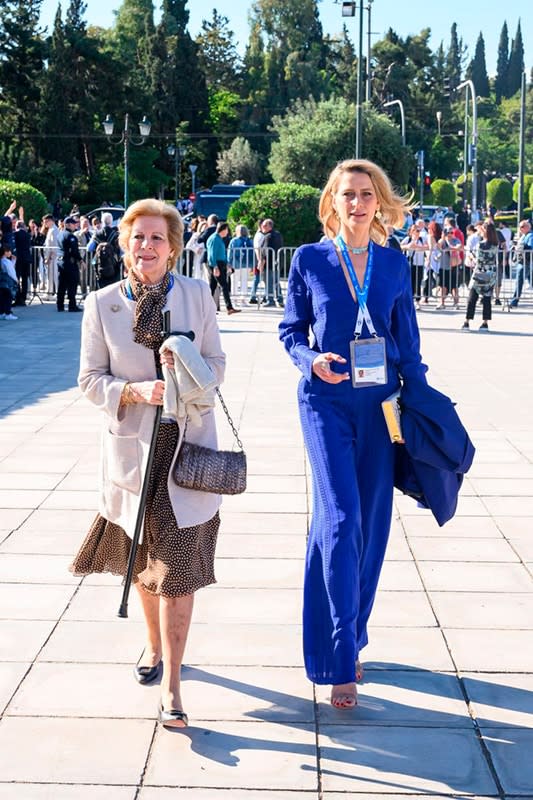 Ana María de Grecia y Tatiana Blatnik