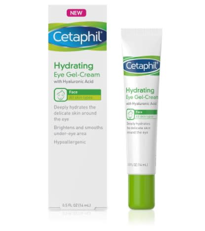 Cetaphil Hydrating Eye Gel-Cream With Hyaluronic Acid - Designed to Deeply Hydrate, Brighten & Smooth Under-Eye Area - For All Skin Types /Amazon.com.mx