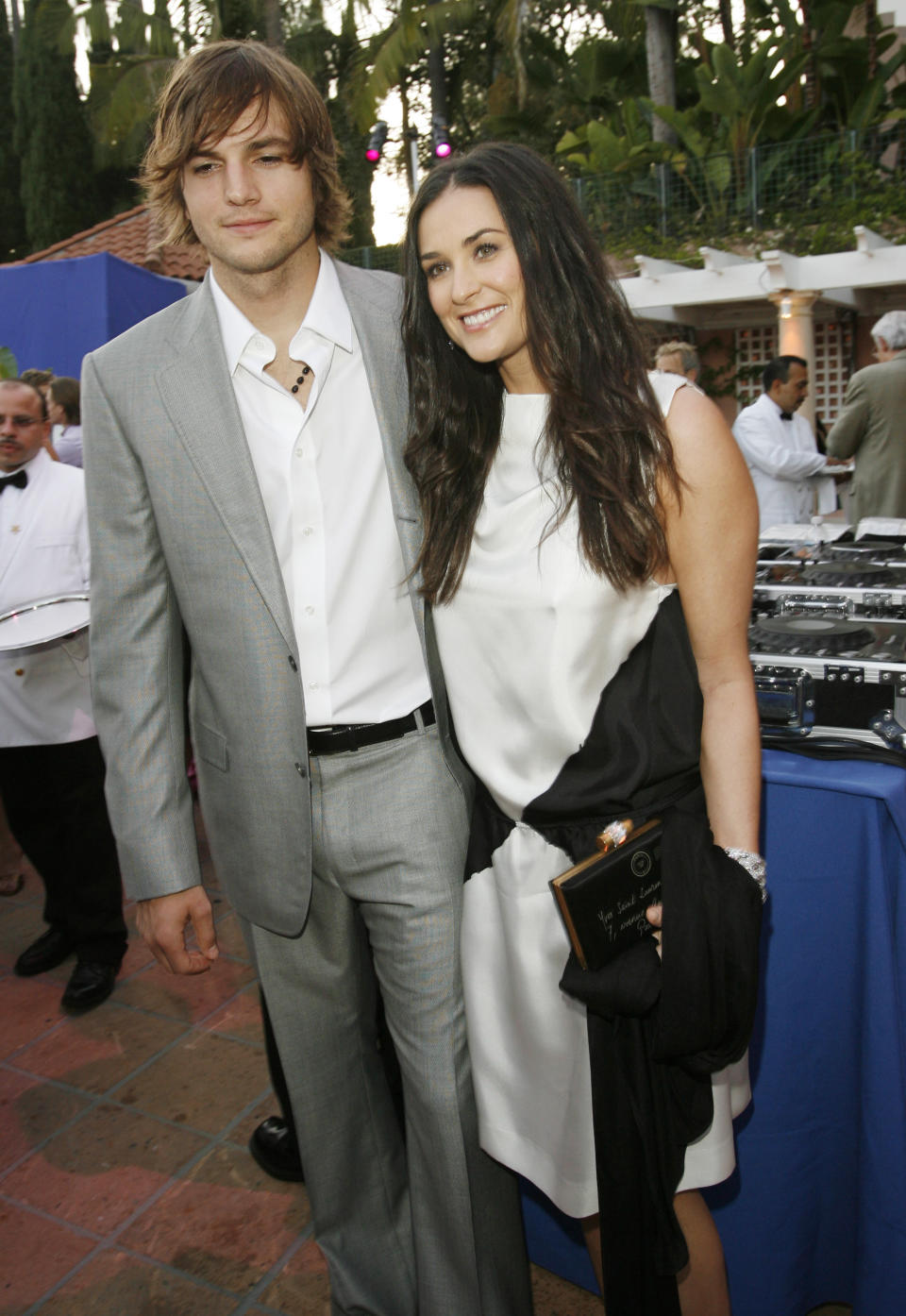 Ashton Kutcher and Demi Moore