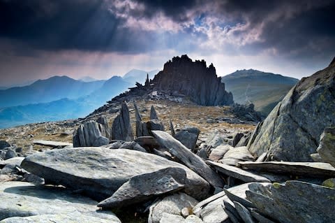 The Welsh 3000s takes in the Glyder range - Credit: Getty