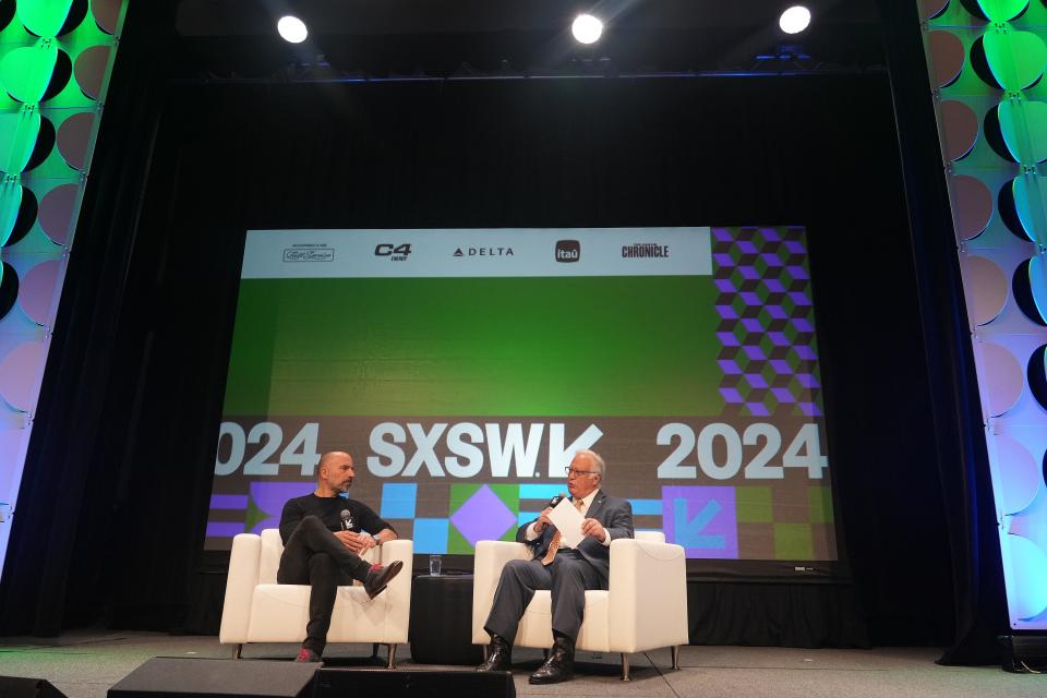 Uber CEO Dara Khosrowshahi and Austin Mayor Kirk Watson said during a SXSW session that they want to "make mobility weird" in Austin.