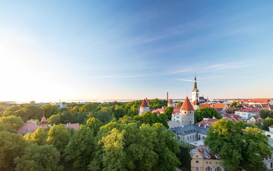 Estonian capital of Tallinn