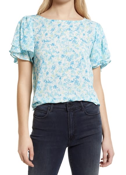 The Prettiest Floral Top for Spring