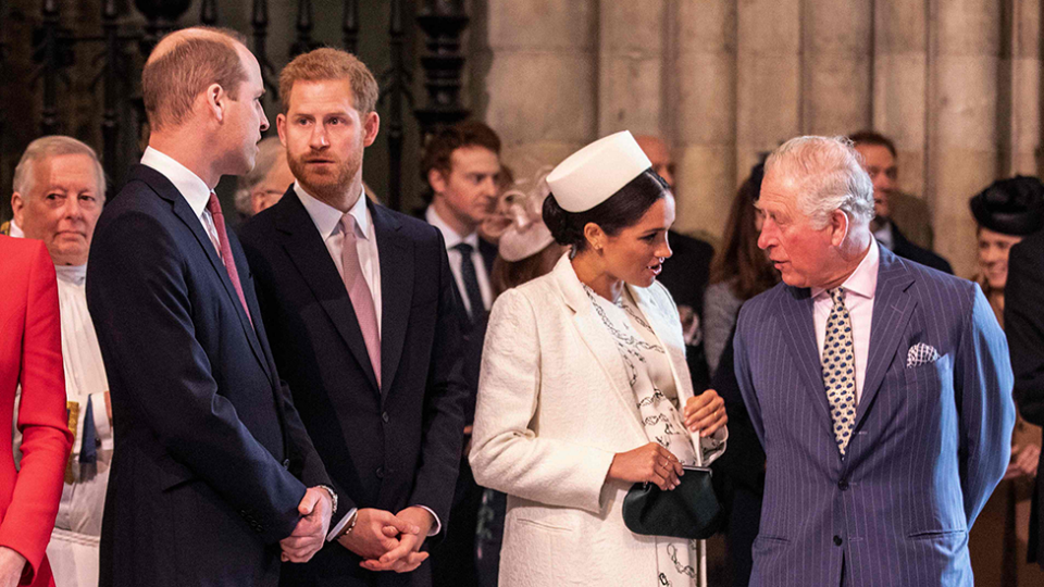 royal family harry william meghan charles