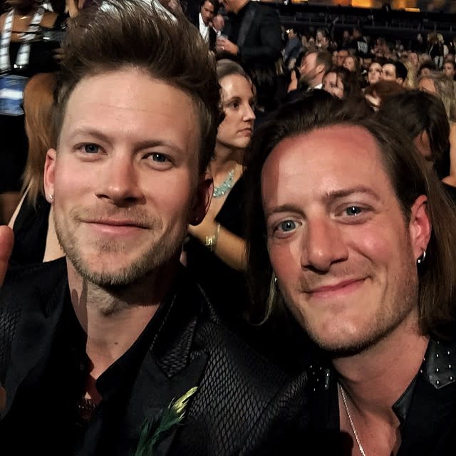 Florida Georgia Line's Tyler Hubbard and Brian Kelley were in charge of ET's Instagram on Sunday, letting us into the lead up to the Academy of Country Music Awards. NEWS: Miranda Lambert Teases Pistol Annies' Return From their rehearsal to the red carpet, Tyler and Brian took us through a day in the life of a country music star. Their proudest moment may have been accepting Vocal Event of the Year for "This is How We Roll," featuring Luke Bryan. This marked their fourth ACM win. The duo also won Vocal Duo of the Year and were also nominated for Entertainer of the Year and Single Record of the Year. They lost Single Record to Lee Brice's "I Don't Dance." "It's a huge honor," Tyler told ET's Nancy O'Dell at the ACM Awards. "It's very surreal for us. Just two years ago we were at the ACMs for the very first time, so to be up for [Entertainer of the Year] is unbelievable and we're happy and honored and it's very humbling at the same time." While Tyler and Brian clearly enjoy working with each other, it's always nice to get some fresh blood in the mix. Nancy found out who they would most like to collaborate with. "In the country world it'd be fun to do something with Garth [Brooks]," Brian said. "That'd be a dream come true. Outside of the country world, Rihanna would be amazing." Click here for the complete list of ACM winners. Watch the video to see Florida Georgia Line's winner's happy dance.