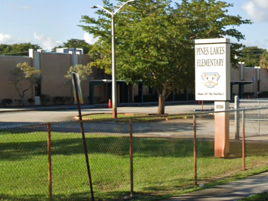 Pine Lakes Elementary in Pembroke Pines, Florida (Google Maps)