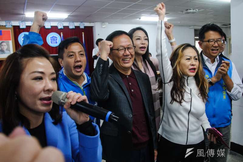 20181209-國民黨南港區後援會感恩茶會，前立委丁守中出席。（甘岱民攝）