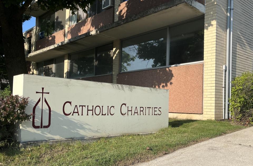 The Catholic Charities building at 503 Wisconsin Avenue, as seen Wednesday, July 21, in Sheboygan, Wis.