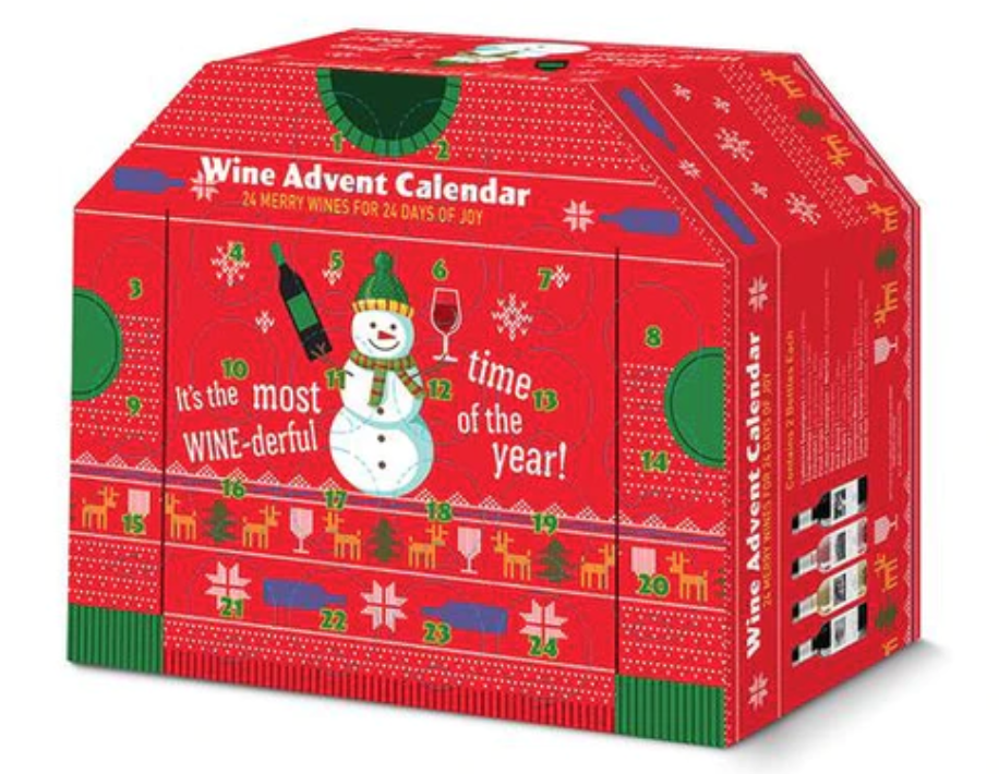 <p><a href="https://go.redirectingat.com?id=74968X1596630&url=https%3A%2F%2Fbuywinesonline.com%2Fproducts%2Fholiday-wine-advent-calendar-24-days-of-joy-187-ml&sref=https%3A%2F%2Fwww.goodhousekeeping.com%2Fholidays%2Fchristmas-ideas%2Fg37948984%2Fwine-advent-calendars%2F" rel="nofollow noopener" target="_blank" data-ylk="slk:Shop Now;elm:context_link;itc:0" class="link ">Shop Now</a></p><p>Holiday Wine Advent Calendar </p><p>buywinesonline.com</p><p>$89.95</p>
