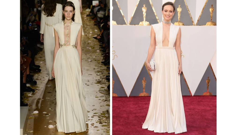 Olivia Wilde en Valentino Couture 2016