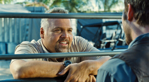 Vincent D'Onofrio as Vic Hoskins in JURASSIC WORLD (2015).