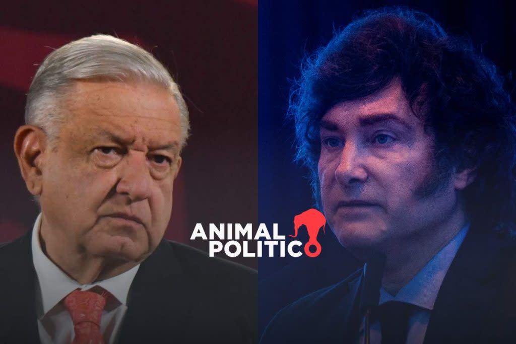 El presidente Andrés Manuel López Obrador (AMLO) y su homólogo argentino, Javier Mile