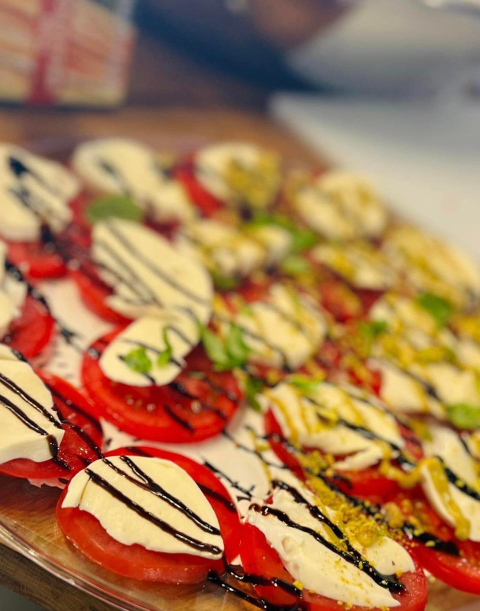 The finished product of a mozzarella cheese-making class sponsored by Butcher and Bear (Ron Tulotta) at Sunago Coffee Co. on June 2, 2023.