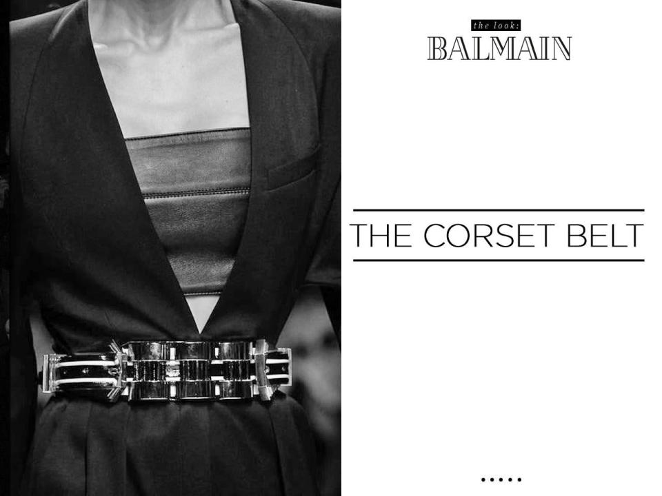 The Corset Belt - Balmain Style