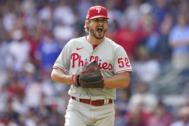 Phillies' ace Nola loses no-hitter in 7th, wins game 8-3 over Tigers  Detroit News - Bally Sports