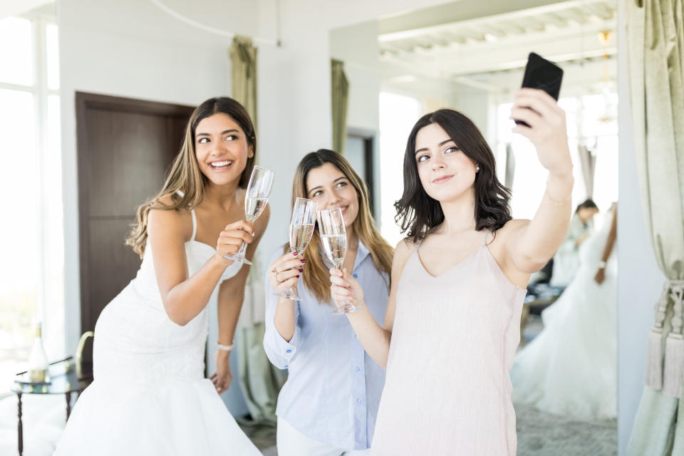 The 'influencer' promised to promote the wedding photography with her social media followers. Photo: Getty Images