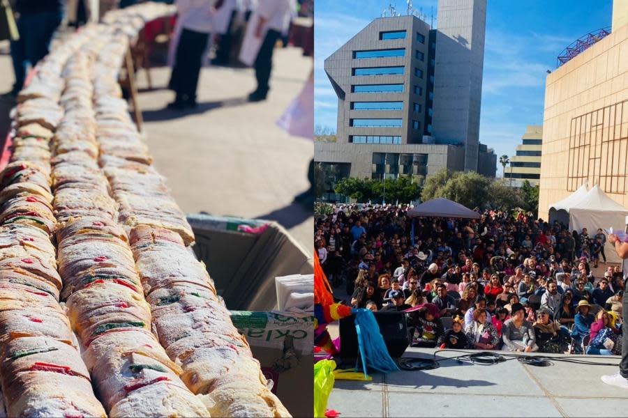 CECUT comparte monumental Rosca de Reyes a más de 3 mil personas