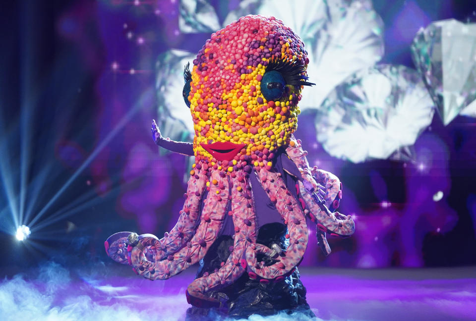 Katherine Jenkins as Octopus on The Masked Singer.