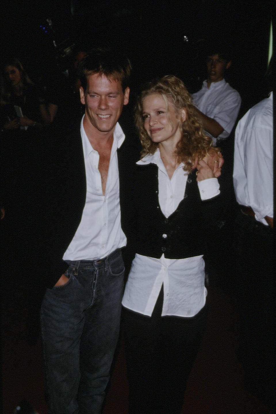 The pair at the premiere of the film "The River Wild."&nbsp;