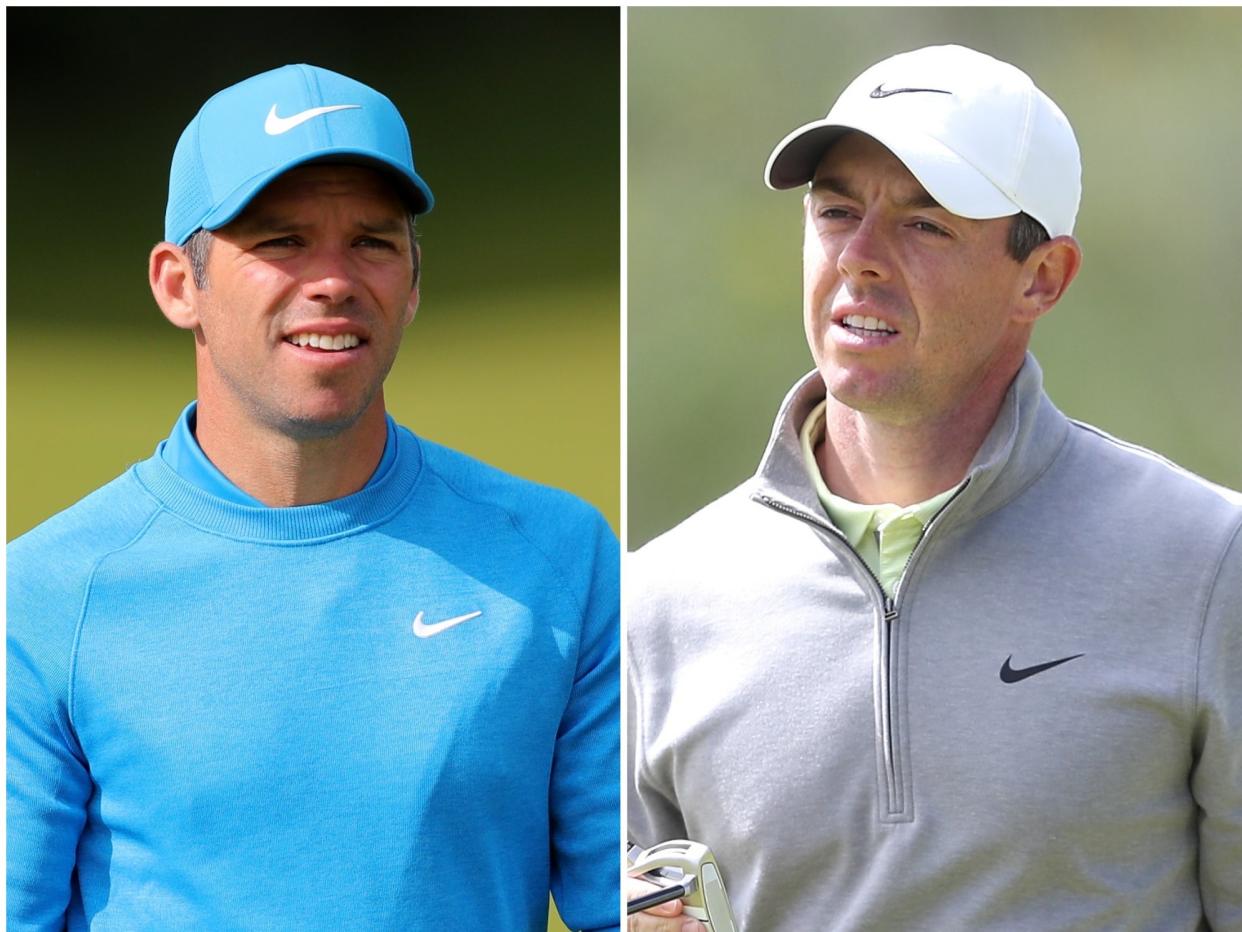 Paul Casey and Rory McIlroy are in a play-off (Richard Sellers/David Davies/PA) (pa)