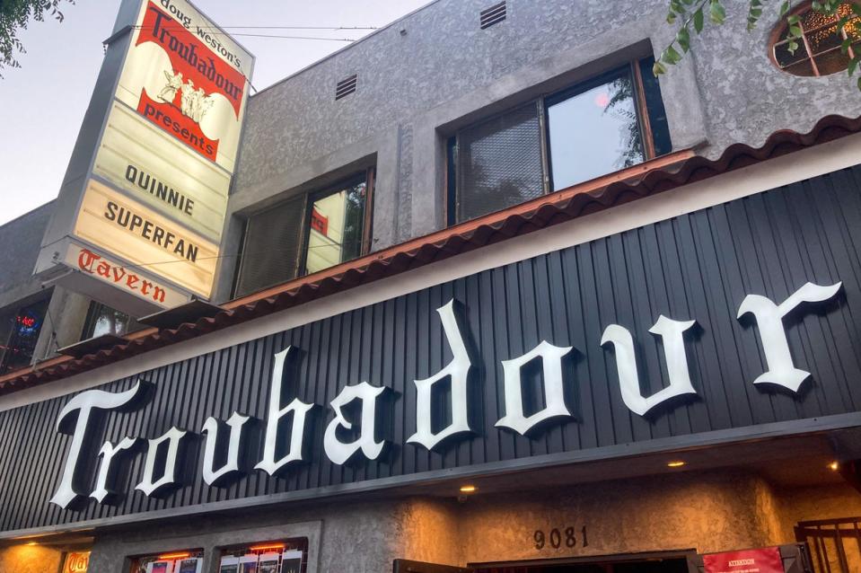 The Troubadour has welcomed artists for more than 65 years (James March)