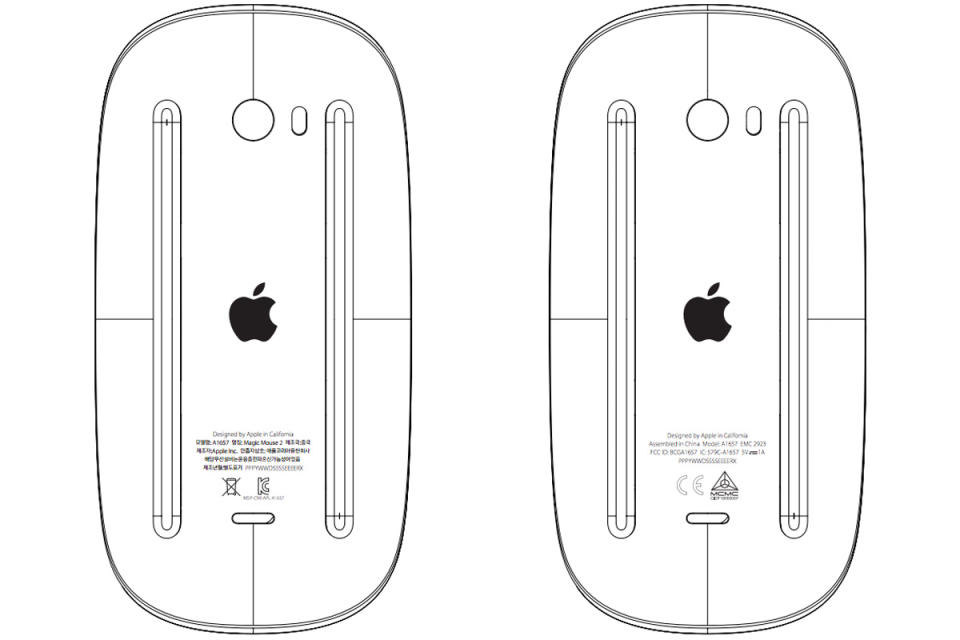 Apple's Magic Mouse 2 at the FCC