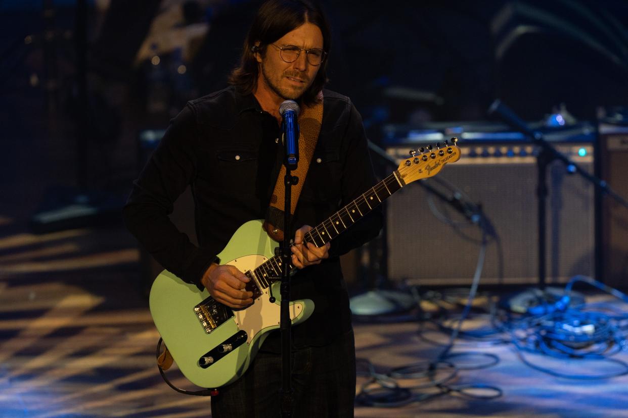 Lukas Nelson performs during the You Got Gold event to honor the legacy of singer/songwriter John Prine at Ryman Auditorium in Nashville, Tenn., Tuesday, Oct. 10, 2023.