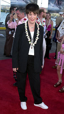 Diane Warren aboard the USS John C. Stennis at the Honolulu, Hawaii premiere of Touchstone Pictures' Pearl Harbor