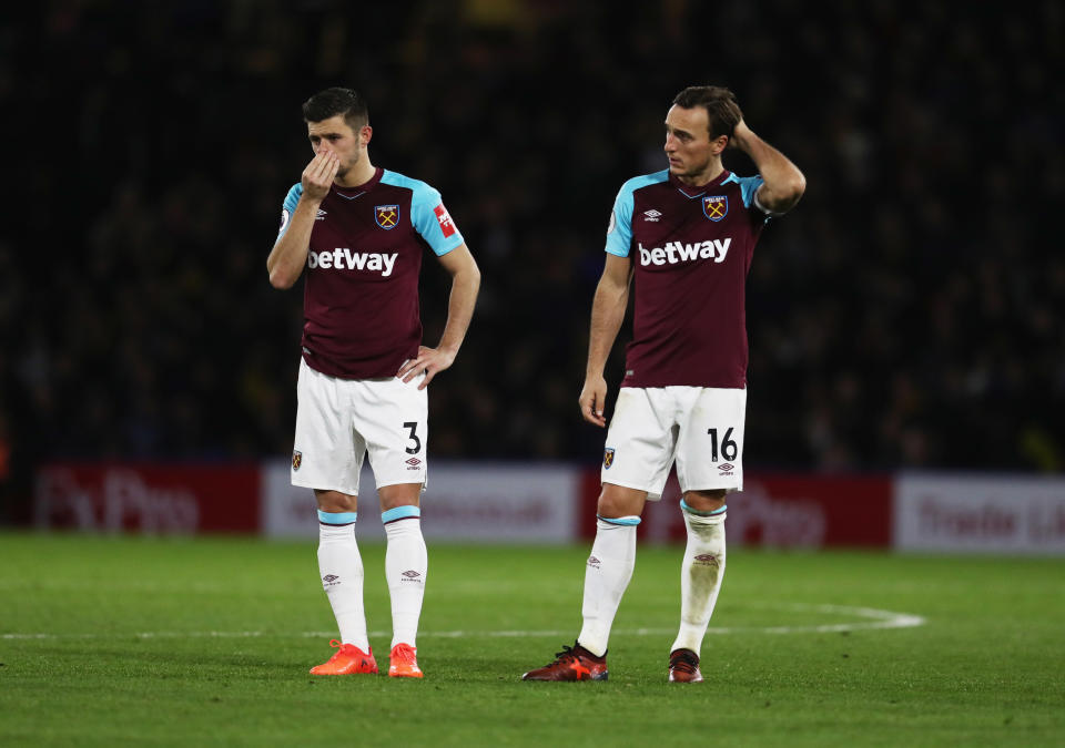 Mark Noble and West Ham are in for a tough relegation battle.